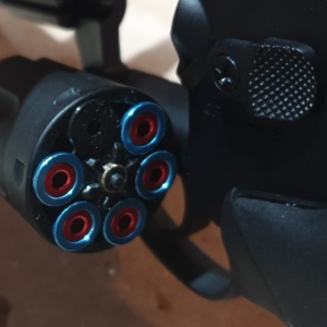 6x Single Shot Shells for G296 Revolver Gel Blaster